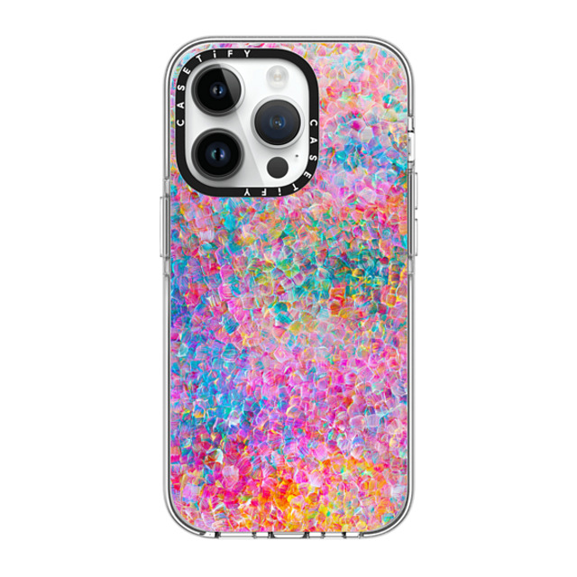 Ingrid Ching x CASETiFY iPhone 14 Pro ケース クリア クリア ケース MagSafe対応 My Neon Summer by Ingrid Ching