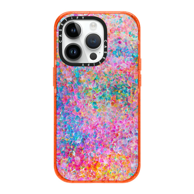 Ingrid Ching x CASETiFY iPhone 14 Pro Case オレンジ Impact Case My Neon Summer by Ingrid Ching Ingrid Ching x CASETiFY iPhone 14 Pro Case オレンジ Impact Case My Neon Summer by Ingrid Ching