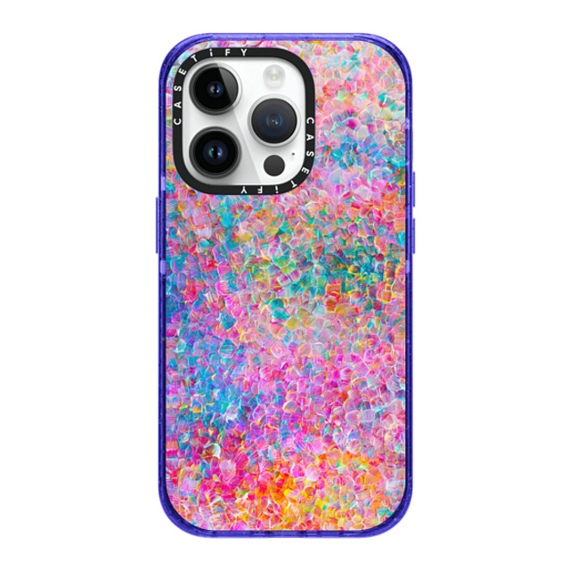 Ingrid Ching x CASETiFY iPhone 14 Pro Case Peri Purple Impact Case MagSafe Compatible My Neon Summer by Ingrid Ching Ingrid Ching x CASETiFY iPhone 14 Pro Case Peri Purple Impact Case MagSafe Compatible My Neon Summer by Ingrid Ching