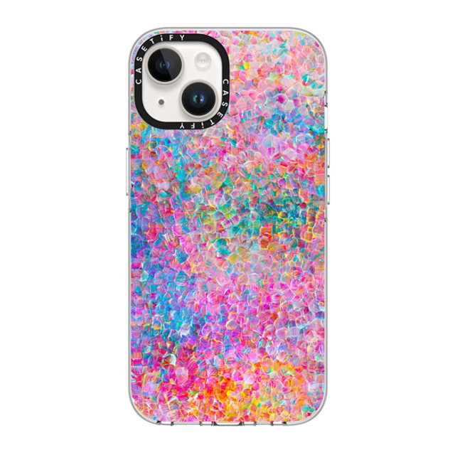 Ingrid Ching x CASETiFY iPhone 14 ケース クリア クリア ケース MagSafe対応 My Neon Summer by Ingrid Ching