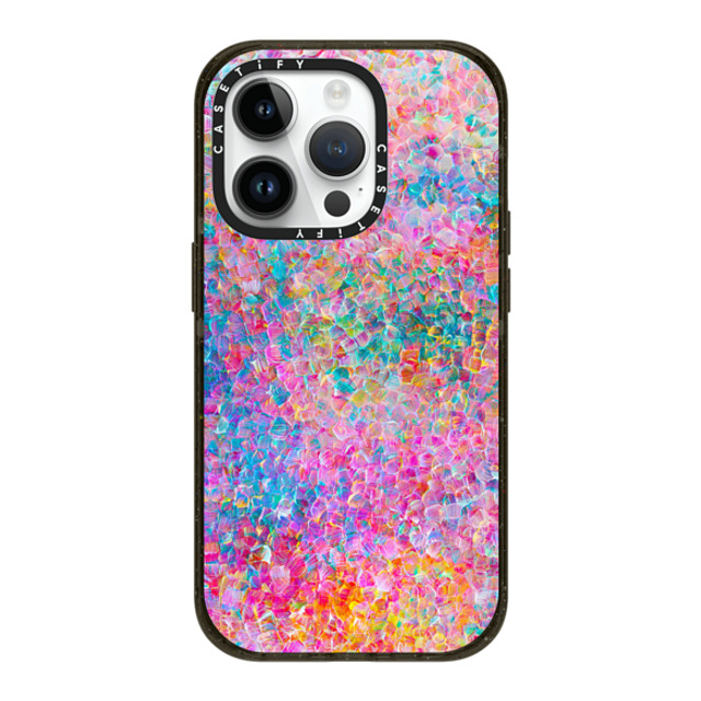 Ingrid Ching x CASETiFY iPhone 14 Pro ケース ブラック インパクトケース MagSafe対応 My Neon Summer by Ingrid Ching