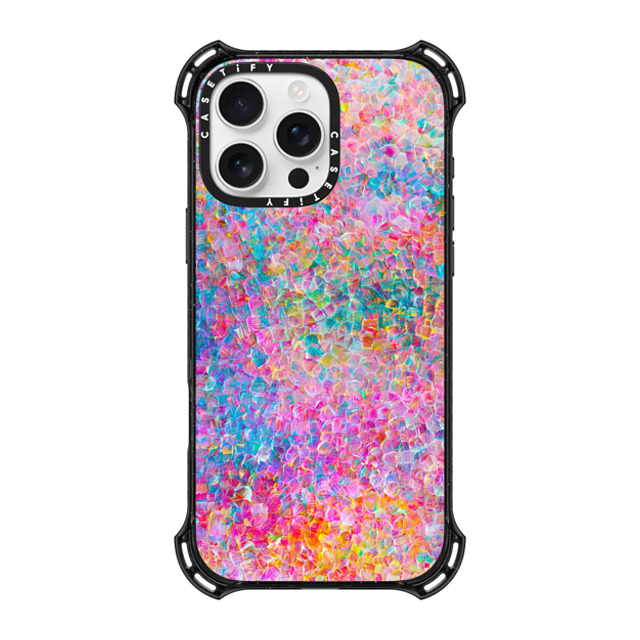 Ingrid Ching x CASETiFY iPhone 16 Pro Max ケース ブラック バウンスケース My Neon Summer by Ingrid Ching