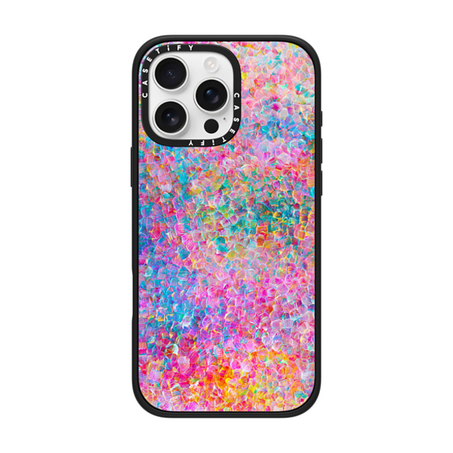 Ingrid Ching x CASETiFY iPhone 16 Pro Max ケース マットブラック インパクトケース MagSafe対応 My Neon Summer by Ingrid Ching