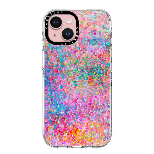 Ingrid Ching x CASETiFY iPhone 15 ケース クリア クリア ケース MagSafe対応 My Neon Summer by Ingrid Ching