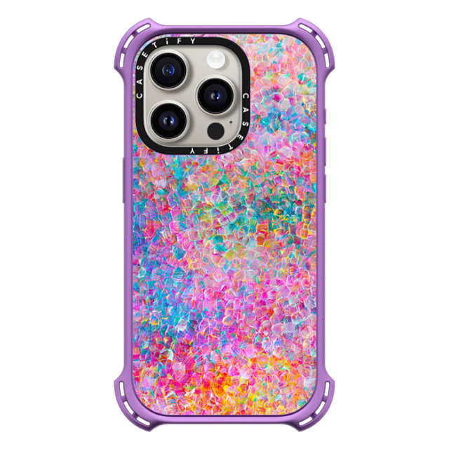 Ingrid Ching x CASETiFY iPhone 15 Pro Case Matte Purple バウンスケース My Neon Summer by Ingrid Ching Ingrid Ching x CASETiFY iPhone 15 Pro Case Matte Purple バウンスケース My Neon Summer by Ingrid Ching