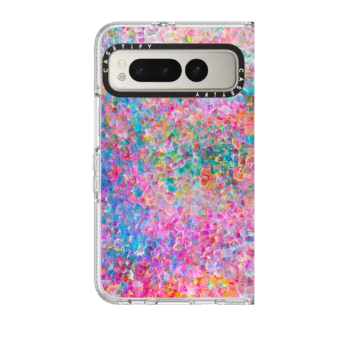 Pixel Fold - My Neon Summer by Ingrid Ching