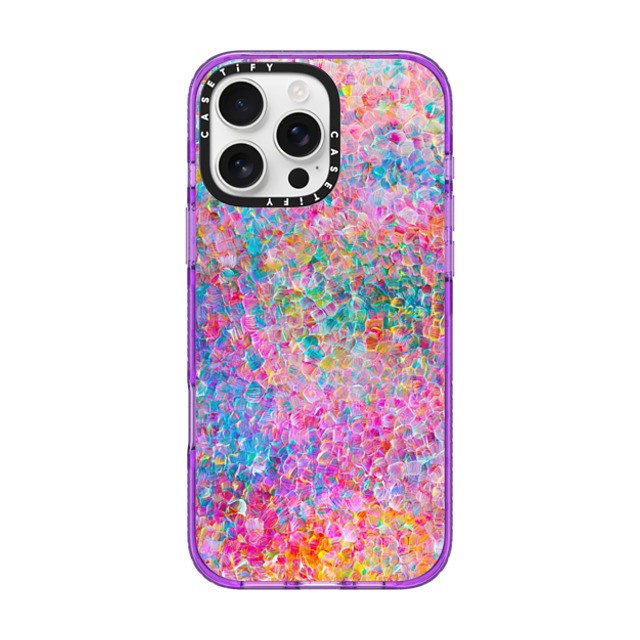 Ingrid Ching x CASETiFY iPhone 16 Pro Max ケース Fine Art パープル インパクトケース MagSafe対応 My Neon Summer by Ingrid Ching Father's Day Ingrid Ching x CASETiFY iPhone 16 Pro Max ケース Fine Art パープル インパクトケース MagSafe対応 My Neon Summer by Ingrid Ching Father's Day