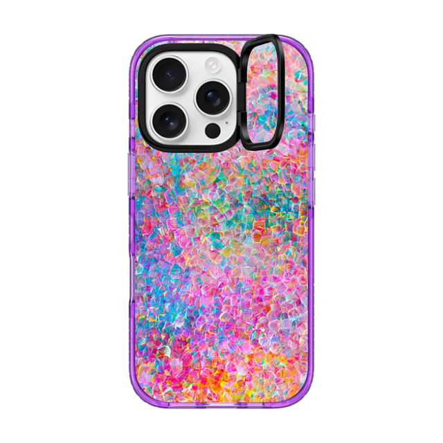 Ingrid Ching x CASETiFY iPhone 16 Pro Case Pastel,Fine Art パープル インパクトリングスタンドケース MagSafe対応 My Neon Summer by Ingrid Ching Back to School Ingrid Ching x CASETiFY iPhone 16 Pro Case Pastel,Fine Art パープル インパクトリングスタンドケース MagSafe対応 My Neon Summer by Ingrid Ching Back to School