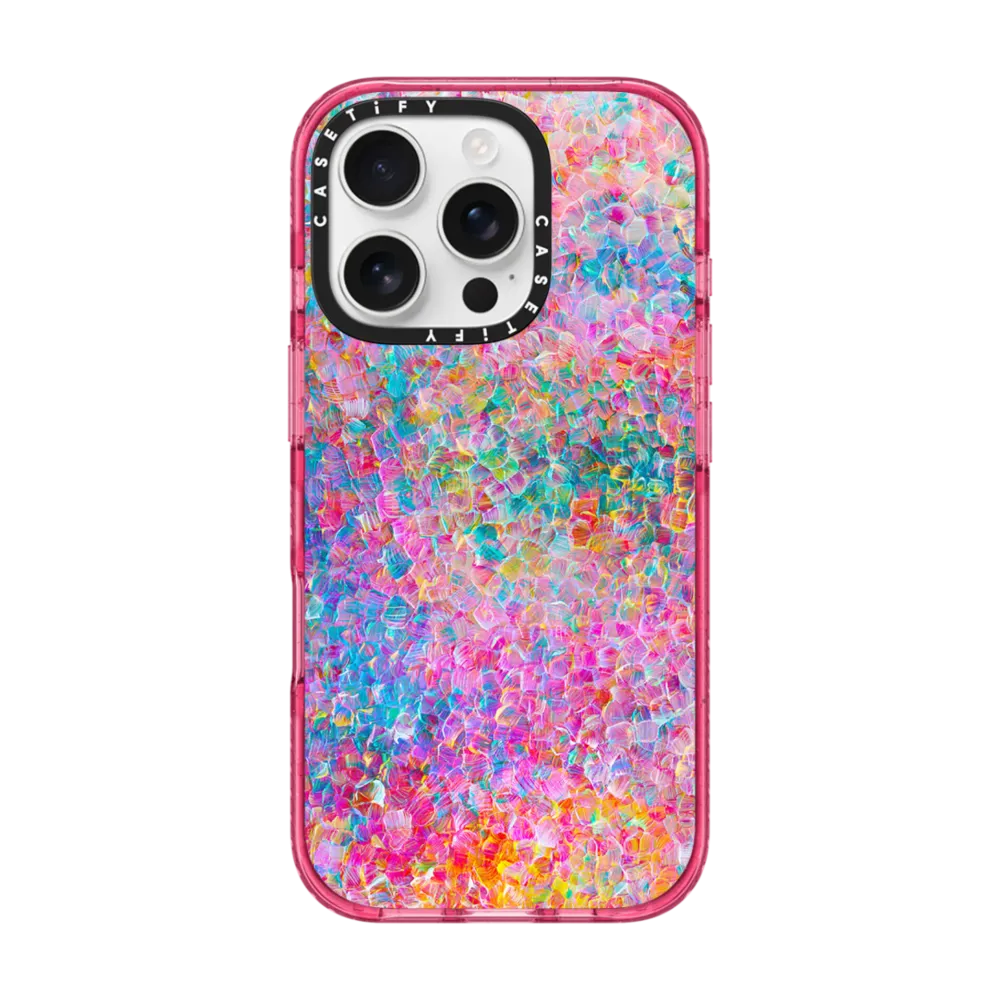 Impact iPhone 16 Pro Case MagSafe Compatible - My Neon Summer by Ingrid Ching