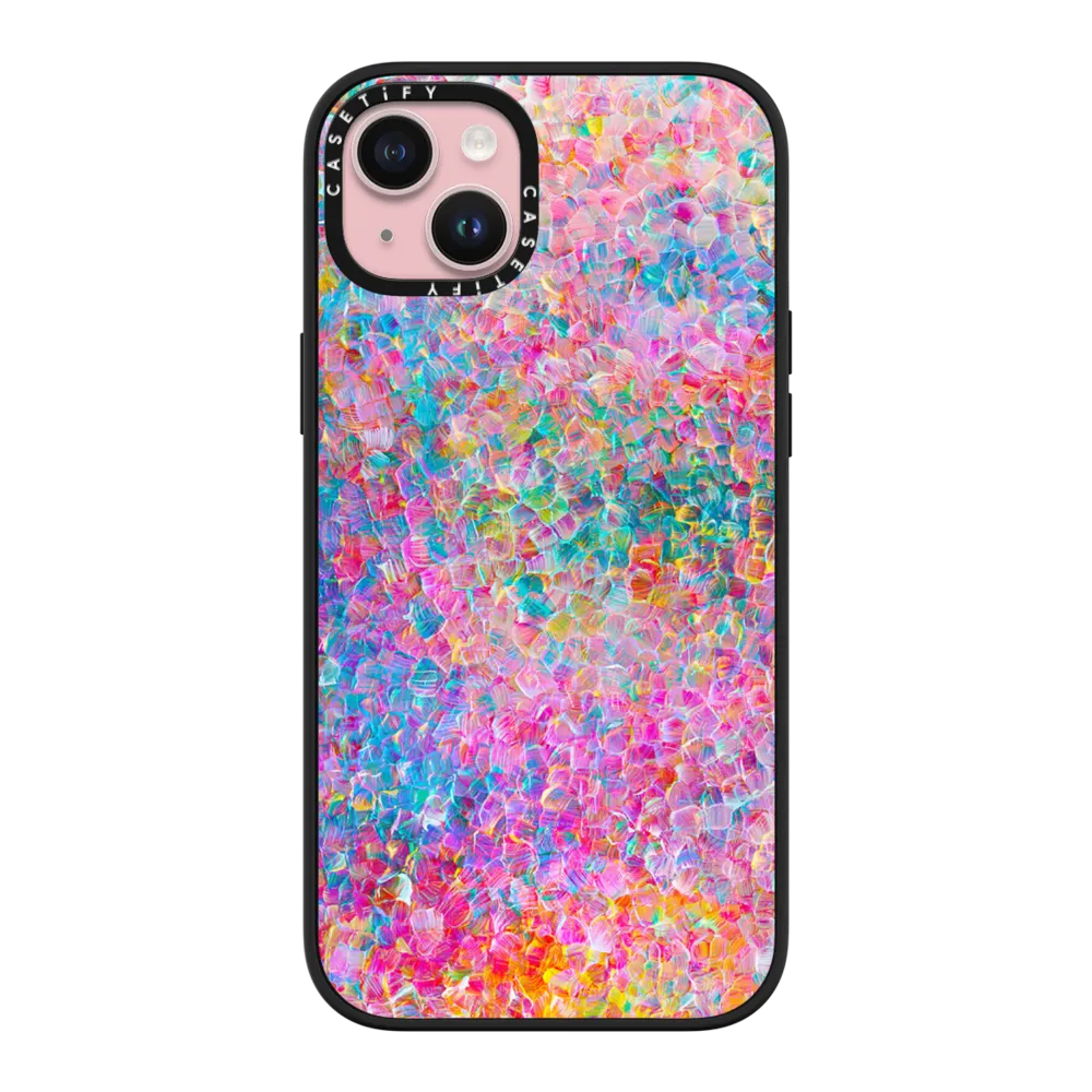 Impact iPhone 15 Plus Case MagSafe Compatible - My Neon Summer by Ingrid Ching