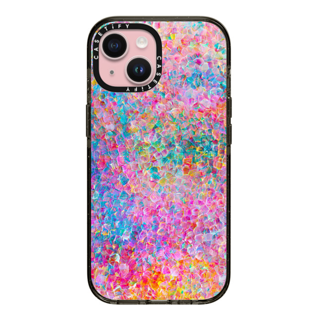 Ingrid Ching x CASETiFY iPhone 15 ケース Fine Art ブラック インパクトケース My Neon Summer by Ingrid Ching Father's Day Ingrid Ching x CASETiFY iPhone 15 ケース Fine Art ブラック インパクトケース My Neon Summer by Ingrid Ching Father's Day