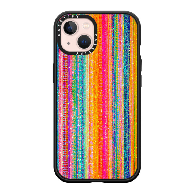 Ingrid Ching x CASETiFY iPhone 13 ケース マットブラック インパクトケース MagSafe対応 Lineation No. 62 by Ingrid Ching