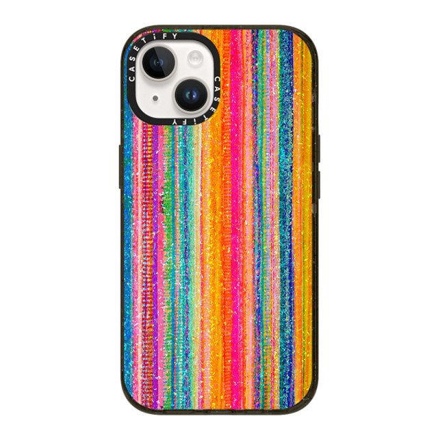 Ingrid Ching x CASETiFY iPhone 14 ケース ブラック インパクトケース Lineation No. 62 by Ingrid Ching