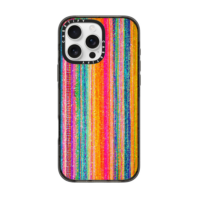 Ingrid Ching x CASETiFY iPhone 16 Pro Max ケース ブラック インパクトケース MagSafe対応 Lineation No. 62 by Ingrid Ching