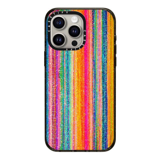 Ingrid Ching x CASETiFY iPhone 15 Pro Max ケース ブラック インパクトケース Lineation No. 62 by Ingrid Ching