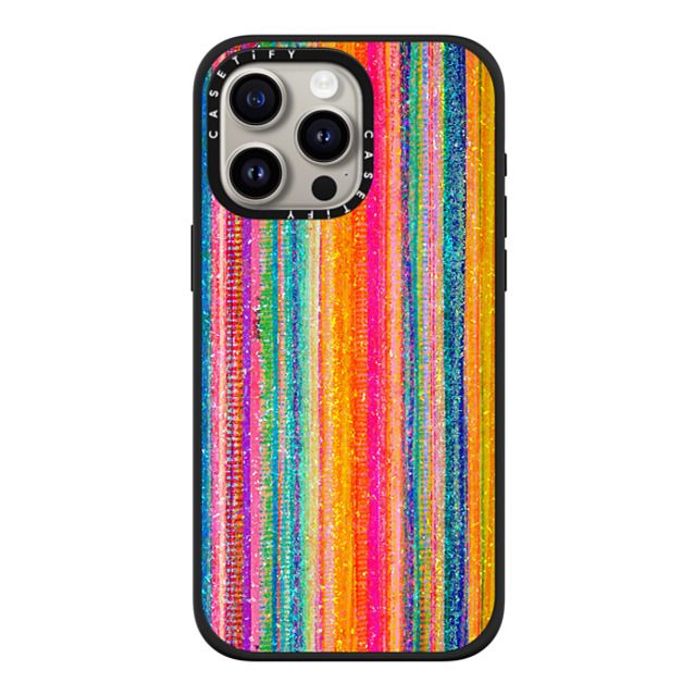 Ingrid Ching x CASETiFY iPhone 15 Pro Max ケース マットブラック インパクトケース MagSafe対応 Lineation No. 62 by Ingrid Ching