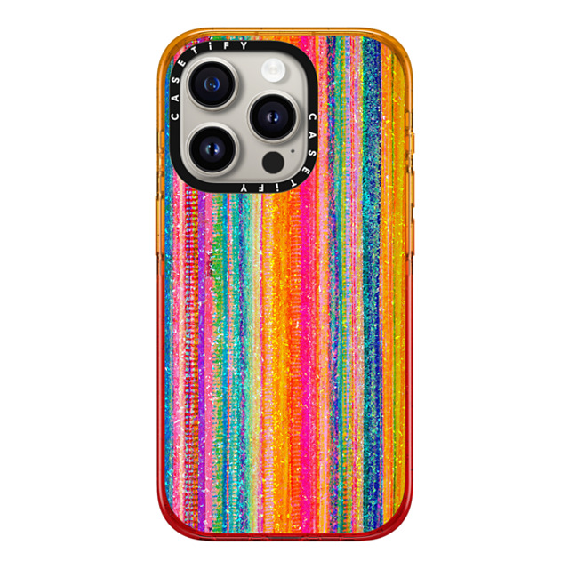 Ingrid Ching x CASETiFY iPhone 15 Pro Case Geometric,Fine Art Peach Haze Impact Case Lineation No. 62 by Ingrid Ching Back to School Ingrid Ching x CASETiFY iPhone 15 Pro Case Geometric,Fine Art Peach Haze Impact Case Lineation No. 62 by Ingrid Ching Back to School