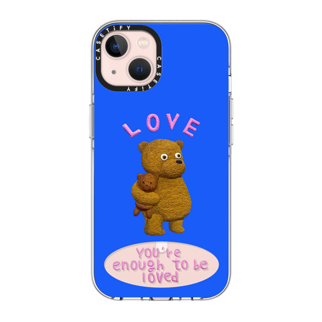 Emma Kang x CASETiFY iPhone 13 ケース クリア クリア ケース MagSafe対応 enough to be loved