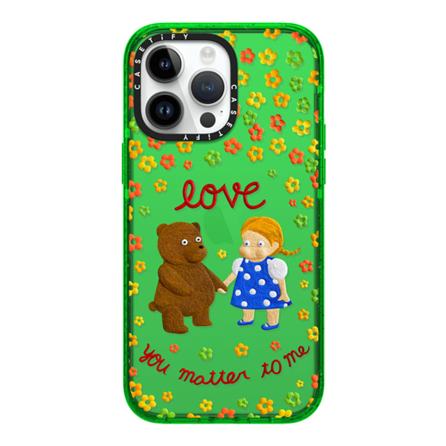 Emma Kang x CASETiFY iPhone 14 Pro Max Case グリーン インパクトケース stay with you Mother's Day Emma Kang x CASETiFY iPhone 14 Pro Max Case グリーン インパクトケース stay with you Mother's Day