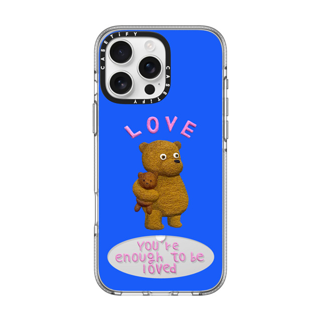 Emma Kang x CASETiFY iPhone 16 Pro Max ケース クリア クリア ケース MagSafe対応 enough to be loved