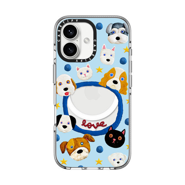 Emma Kang x CASETiFY iPhone 16 ケース クリア クリア ケース MagSafe対応 pet lover Father's Day Emma Kang x CASETiFY iPhone 16 ケース クリア クリア ケース MagSafe対応 pet lover Father's Day
