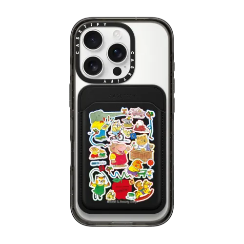 Snappy MagSafe Wallet - Richard Scarry Busy World Sticker Magsafe Wallet