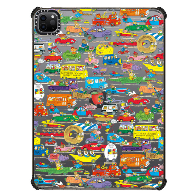 "Richard_Scarry x CASETiFY iPad Pro 11" (第3/4世代) ブラック iPad インパクト ケース Things That Go Pattern Tablet Case Mother's Day" "Richard_Scarry x CASETiFY iPad Pro 11" (第3/4世代) ブラック iPad インパクト ケース Things That Go Pattern Tablet Case Mother's Day"