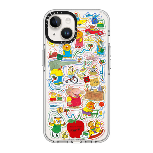 Richard_Scarry x CASETiFY iPhone 14 Case Clear Clear Case MagSafe Compatible Richard Scarry Busy World Sticker Phone Case Richard_Scarry x CASETiFY iPhone 14 Case Clear Clear Case MagSafe Compatible Richard Scarry Busy World Sticker Phone Case
