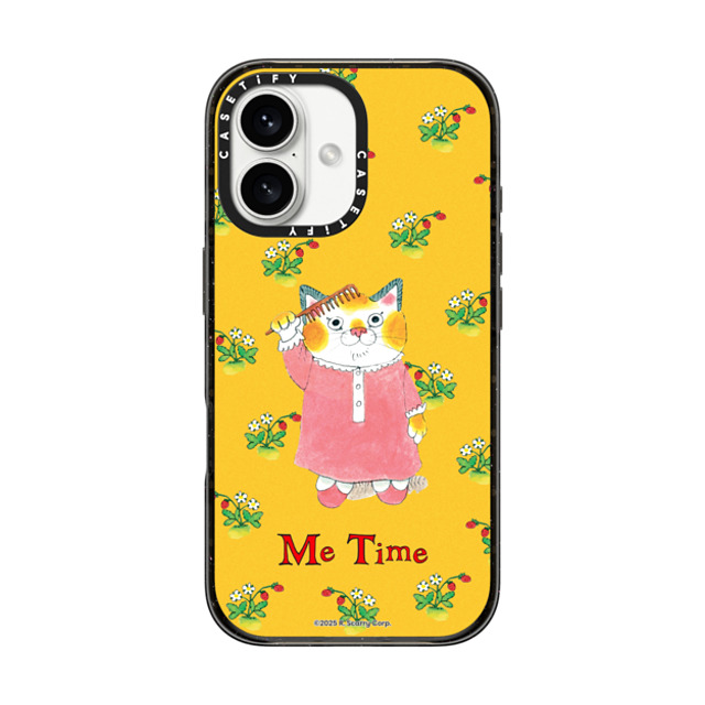 Richard_Scarry x CASETiFY iPhone 16 ケース ブラック インパクトケース MagSafe対応 Me Time Sally Phone Case