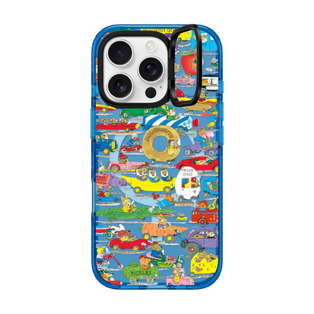 Richard_Scarry x CASETiFY iPhone 16 Pro Case スカイブルー インパクトリングスタンドケース MagSafe対応 Things That Go Pattern Phone Case Richard_Scarry x CASETiFY iPhone 16 Pro Case スカイブルー インパクトリングスタンドケース MagSafe対応 Things That Go Pattern Phone Case