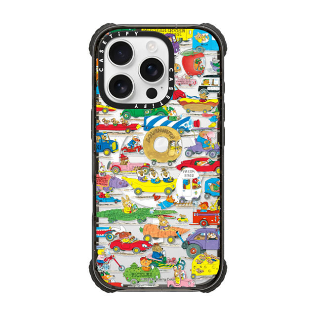 Richard_Scarry x CASETiFY iPhone 16 Pro Case Black ウルトラ インパクトケース MagSafe 対応 Things That Go Pattern Phone Case Richard_Scarry x CASETiFY iPhone 16 Pro Case Black ウルトラ インパクトケース MagSafe 対応 Things That Go Pattern Phone Case