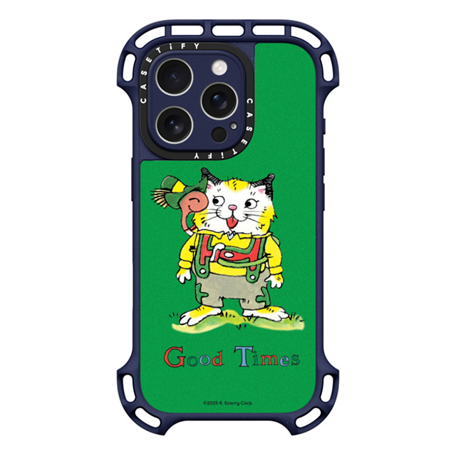 Richard_Scarry x CASETiFY iPhone 16 Pro Case インディゴ ウルトラ バウンスケース MagSafe対応 Good Times With Huckle And Lowly Phone Case Richard_Scarry x CASETiFY iPhone 16 Pro Case インディゴ ウルトラ バウンスケース MagSafe対応 Good Times With Huckle And Lowly Phone Case