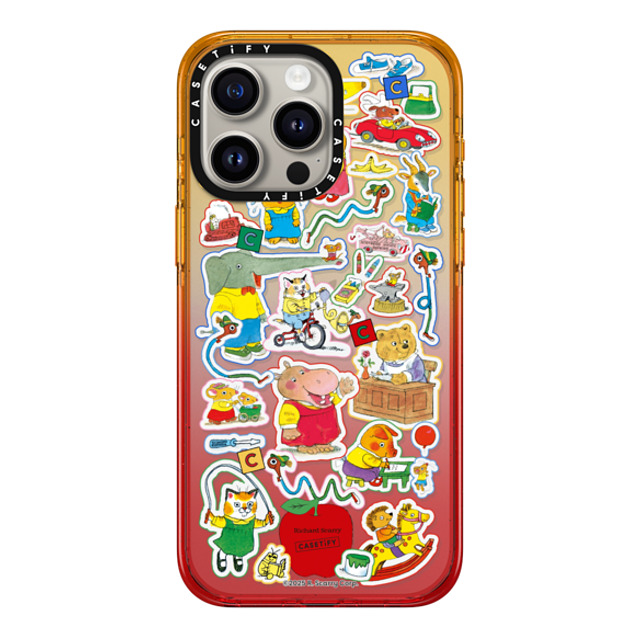 Richard_Scarry x CASETiFY iPhone 15 Pro Max Case Peach Haze インパクトケース Richard Scarry Busy World Sticker Phone Case Mother's Day Richard_Scarry x CASETiFY iPhone 15 Pro Max Case Peach Haze インパクトケース Richard Scarry Busy World Sticker Phone Case Mother's Day