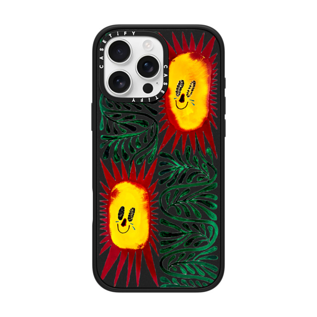 Chow Ciao Chow x CASETiFY iPhone 16 Pro Max ケース Nature,Fine Art マットブラック インパクトケース MagSafe対応 Two Sun-criers by Chow Ciao Chow Father's Day Chow Ciao Chow x CASETiFY iPhone 16 Pro Max ケース Nature,Fine Art マットブラック インパクトケース MagSafe対応 Two Sun-criers by Chow Ciao Chow Father's Day