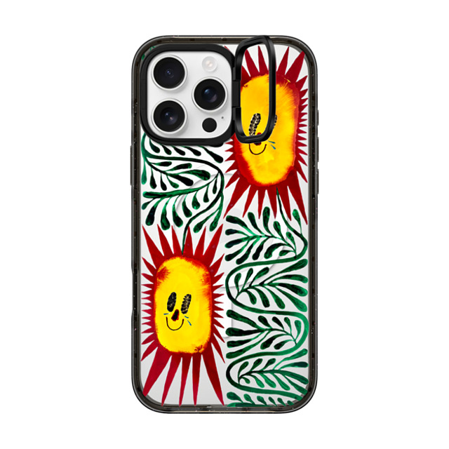 Chow Ciao Chow x CASETiFY iPhone 16 Pro Max ケース Nature,Fine Art ブラック インパクトリングスタンドケース MagSafe対応 Two Sun-criers by Chow Ciao Chow Father's Day Chow Ciao Chow x CASETiFY iPhone 16 Pro Max ケース Nature,Fine Art ブラック インパクトリングスタンドケース MagSafe対応 Two Sun-criers by Chow Ciao Chow Father's Day