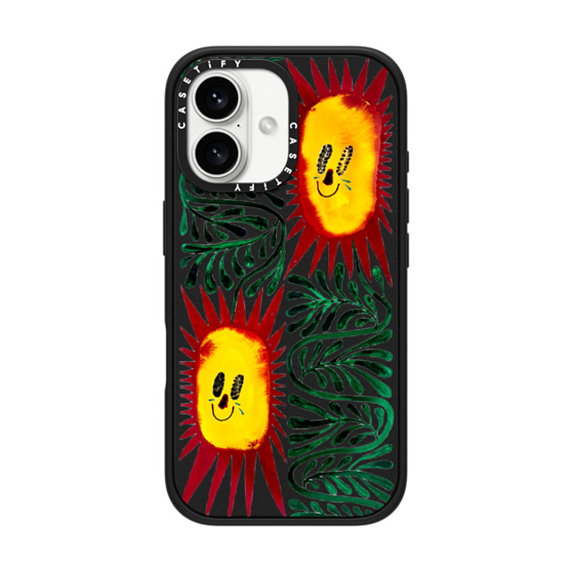 Chow Ciao Chow x CASETiFY iPhone 16 ケース Nature,Fine Art マットブラック インパクトケース MagSafe対応 Two Sun-criers by Chow Ciao Chow Father's Day Chow Ciao Chow x CASETiFY iPhone 16 ケース Nature,Fine Art マットブラック インパクトケース MagSafe対応 Two Sun-criers by Chow Ciao Chow Father's Day