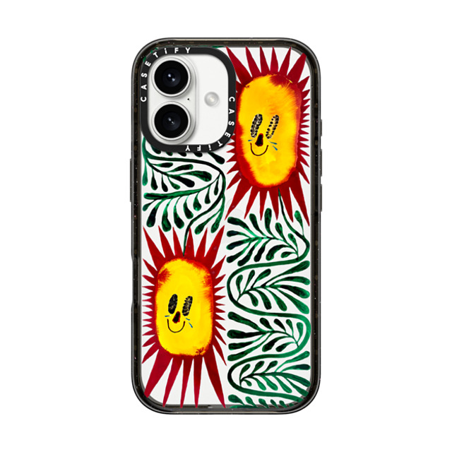 Chow Ciao Chow x CASETiFY iPhone 16 ケース Nature,Fine Art ブラック インパクトケース Two Sun-criers by Chow Ciao Chow Father's Day Chow Ciao Chow x CASETiFY iPhone 16 ケース Nature,Fine Art ブラック インパクトケース Two Sun-criers by Chow Ciao Chow Father's Day