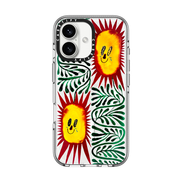 Chow Ciao Chow x CASETiFY iPhone 16 Case Nature,Fine Art Clear Clear Case MagSafe Compatible Two Sun-criers by Chow Ciao Chow Mother's Day Chow Ciao Chow x CASETiFY iPhone 16 Case Nature,Fine Art Clear Clear Case MagSafe Compatible Two Sun-criers by Chow Ciao Chow Mother's Day