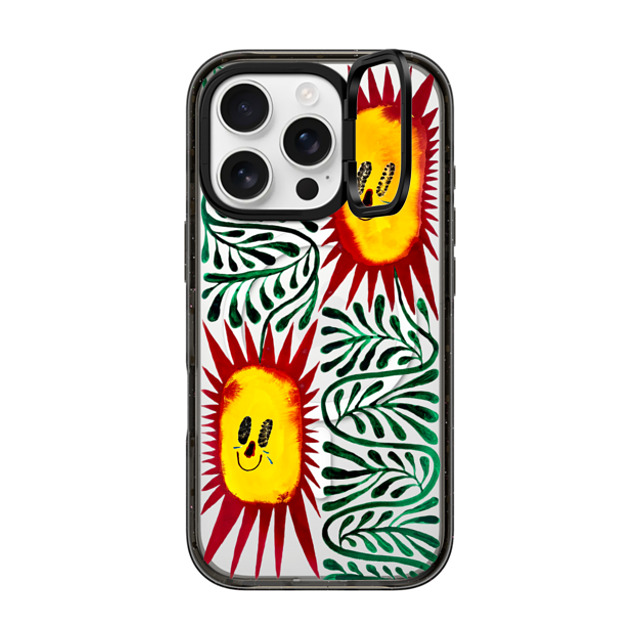 Chow Ciao Chow x CASETiFY iPhone 16 Pro Case Nature,Fine Art Black インパクトリングスタンドケース MagSafe対応 Two Sun-criers by Chow Ciao Chow Father's Day Chow Ciao Chow x CASETiFY iPhone 16 Pro Case Nature,Fine Art Black インパクトリングスタンドケース MagSafe対応 Two Sun-criers by Chow Ciao Chow Father's Day