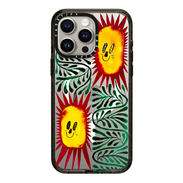 Chow Ciao Chow x CASETiFY iPhone 15 Pro Max ケース Nature,Fine Art ブラック インパクトケース MagSafe対応 Two Sun-criers by Chow Ciao Chow Father's Day Chow Ciao Chow x CASETiFY iPhone 15 Pro Max ケース Nature,Fine Art ブラック インパクトケース MagSafe対応 Two Sun-criers by Chow Ciao Chow Father's Day