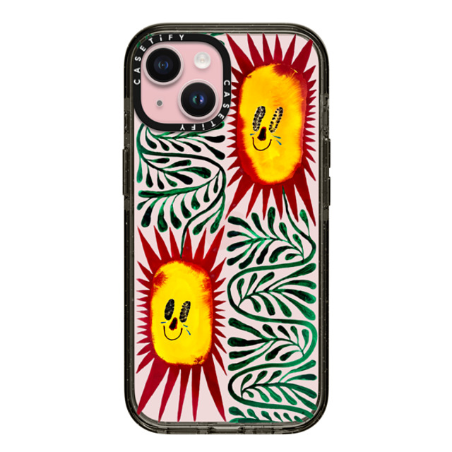 Chow Ciao Chow x CASETiFY iPhone 15 Case Nature,Fine Art Black インパクトケース Two Sun-criers by Chow Ciao Chow Mother's Day Chow Ciao Chow x CASETiFY iPhone 15 Case Nature,Fine Art Black インパクトケース Two Sun-criers by Chow Ciao Chow Mother's Day