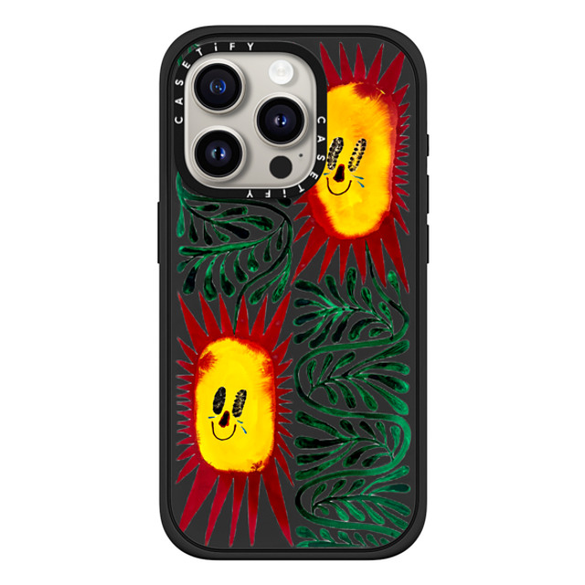 Chow Ciao Chow x CASETiFY iPhone 15 Pro ケース Nature,Fine Art マットブラック インパクトケース MagSafe対応 Two Sun-criers by Chow Ciao Chow Father's Day Chow Ciao Chow x CASETiFY iPhone 15 Pro ケース Nature,Fine Art マットブラック インパクトケース MagSafe対応 Two Sun-criers by Chow Ciao Chow Father's Day