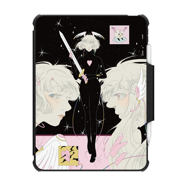 Saitemiss x CASETiFY iPad Pro 11-inch (第3/4世代) Star,Love Black インパクト フォリオ ケース VALKYRIE BY SAITEMISS Saitemiss x CASETiFY iPad Pro 11-inch (第3/4世代) Star,Love Black インパクト フォリオ ケース VALKYRIE BY SAITEMISS