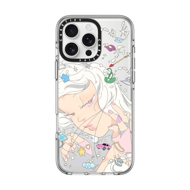 Saitemiss x CASETiFY iPhone 16 Pro Max Case Star,Love Clear Clear Case MagSafe Compatible DANCING BY SAITEMISS Mother's Day Saitemiss x CASETiFY iPhone 16 Pro Max Case Star,Love Clear Clear Case MagSafe Compatible DANCING BY SAITEMISS Mother's Day