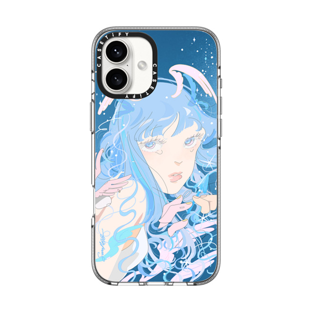 Saitemiss x CASETiFY iPhone 16 Plus Case Clear Clear Case MagSafe Compatible CHERUBIM BY SAITEMISS Saitemiss x CASETiFY iPhone 16 Plus Case Clear Clear Case MagSafe Compatible CHERUBIM BY SAITEMISS