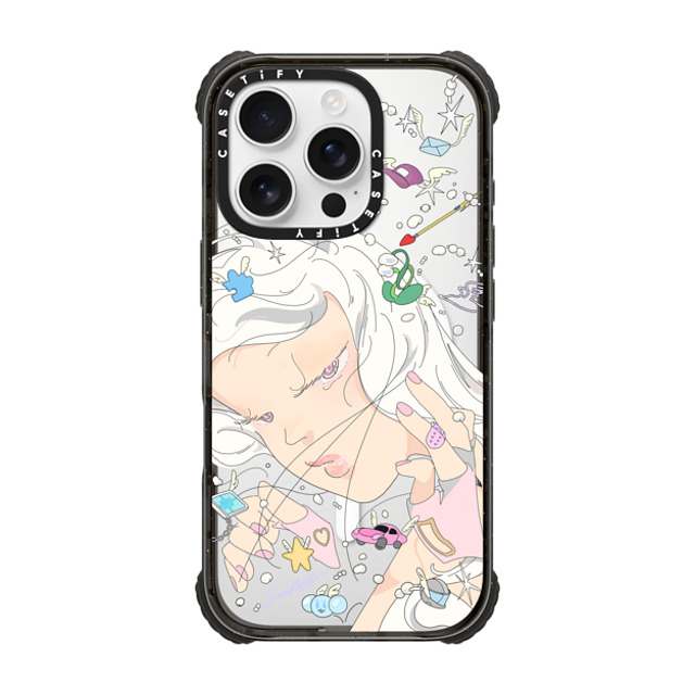 Saitemiss x CASETiFY iPhone 16 Pro Case Star,Love Black ウルトラ インパクトケース MagSafe 対応 DANCING BY SAITEMISS Mother's Day Saitemiss x CASETiFY iPhone 16 Pro Case Star,Love Black ウルトラ インパクトケース MagSafe 対応 DANCING BY SAITEMISS Mother's Day