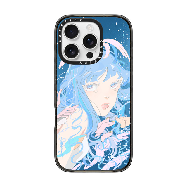 Saitemiss x CASETiFY iPhone 16 Pro Case Star,Pastel Black Impact Case CHERUBIM BY SAITEMISS Father's Day Saitemiss x CASETiFY iPhone 16 Pro Case Star,Pastel Black Impact Case CHERUBIM BY SAITEMISS Father's Day