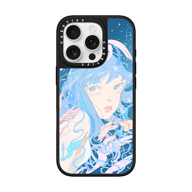 Saitemiss x CASETiFY iPhone 16 Pro ケース Star,Pastel Silver on Black ミラーケース MagSafe対応 CHERUBIM BY SAITEMISS Father's Day Saitemiss x CASETiFY iPhone 16 Pro ケース Star,Pastel Silver on Black ミラーケース MagSafe対応 CHERUBIM BY SAITEMISS Father's Day