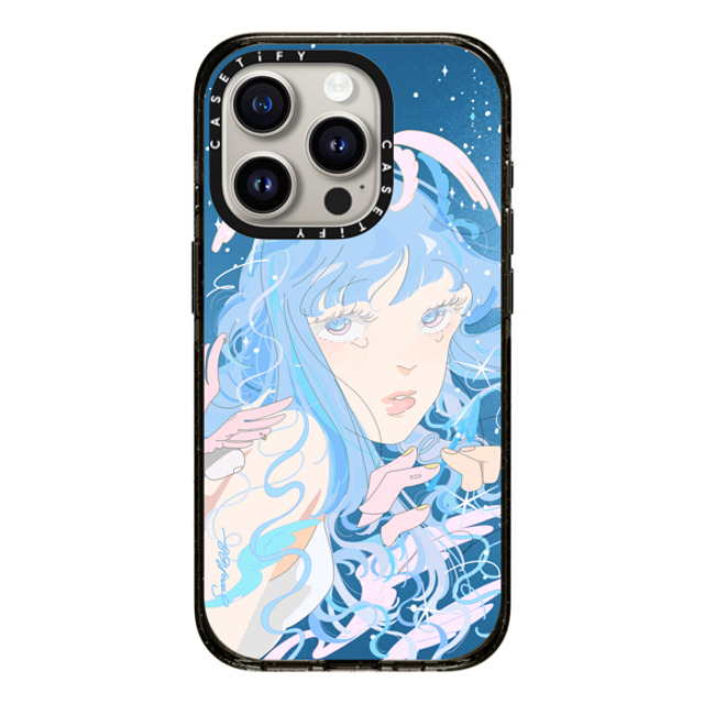 Saitemiss x CASETiFY iPhone 15 Pro ケース Star,Pastel ブラック インパクトケース MagSafe対応 CHERUBIM BY SAITEMISS Back to School Saitemiss x CASETiFY iPhone 15 Pro ケース Star,Pastel ブラック インパクトケース MagSafe対応 CHERUBIM BY SAITEMISS Back to School