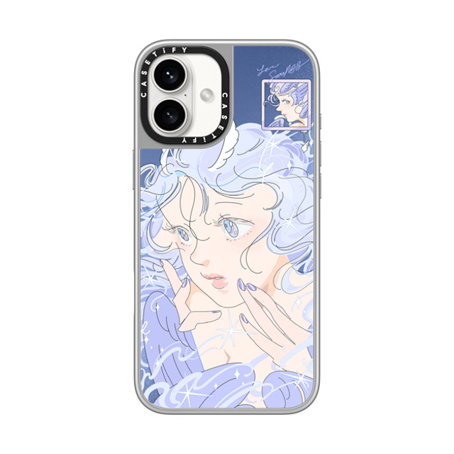 Saitemiss x CASETiFY iPhone 16 Plus ケース Star,Pastel シルバー (シルバーバンパー) ミラーケース MagSafe対応 SERAPH BY SAITEMISS Father's Day Saitemiss x CASETiFY iPhone 16 Plus ケース Star,Pastel シルバー (シルバーバンパー) ミラーケース MagSafe対応 SERAPH BY SAITEMISS Father's Day